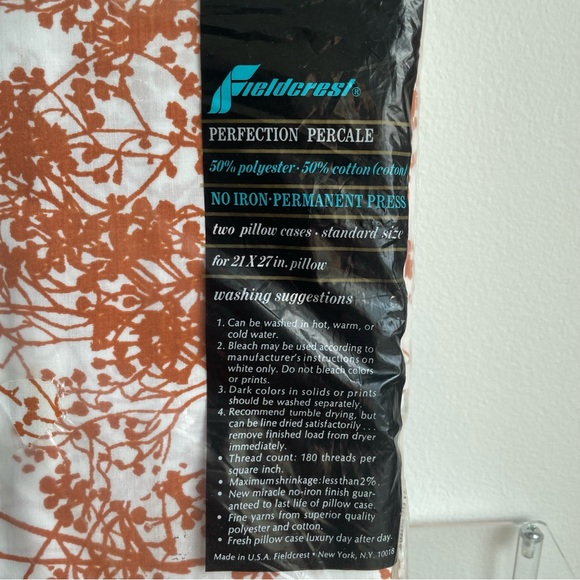 Vintage Fieldcrest Perfection Pillowcases - Picture 3 of 4